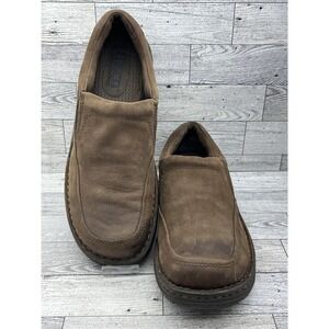 Born Shoes Mens Size 9 Medium Brown Slip On Casual Comfort Loafer H18622 Leather